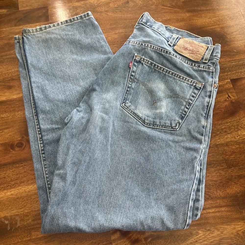 Vintage Levi's 550 Relaxed Fit Jeans Men's Size 40x34 Distressed